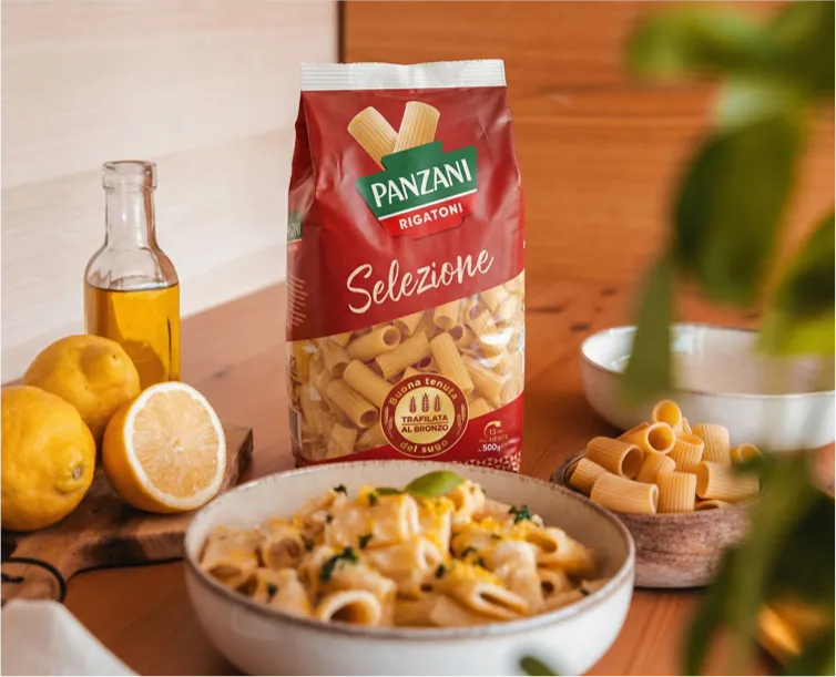 Recette de rigatoni crémeux au citron avec Panzani Selezione Al Bronzo